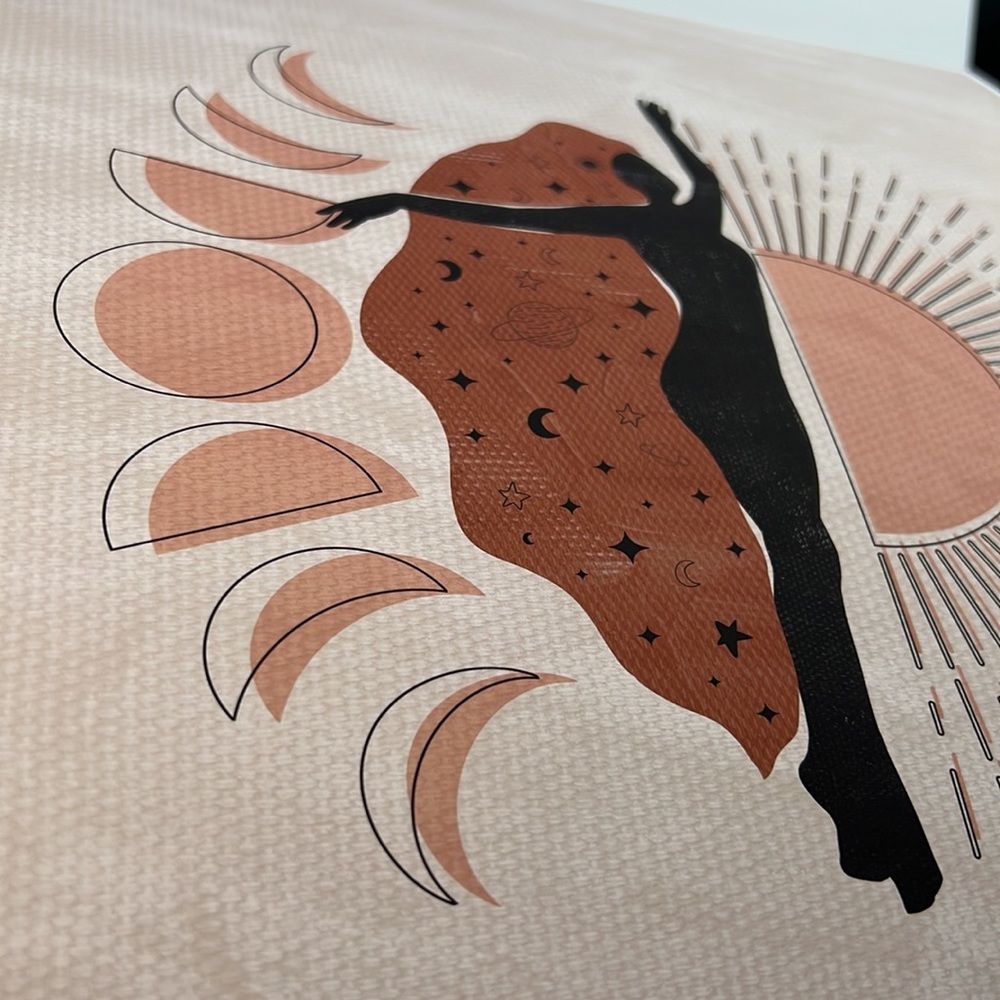 Wall Art Bohemian Woman Silhouette Celestial Print Poater Unframed - Picture 14 of 16